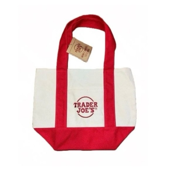 Trader Joe’s Handbags - Trader Joe’s mini tote bag, red, NWT